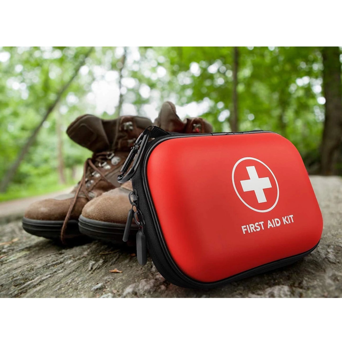 EXITON LifeKit 103 – Complete Emergency First Aid Kit for Home, Car, Travel & Outdoor Adventures