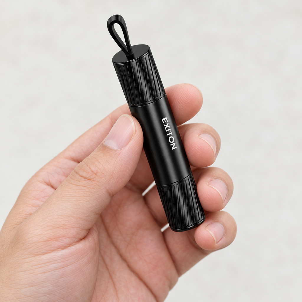 RapidExit shown in hand for size